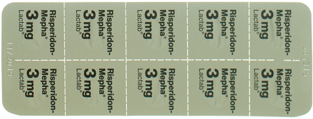 RISPERIDONE Mepha 3 mg, image 2 sur 2