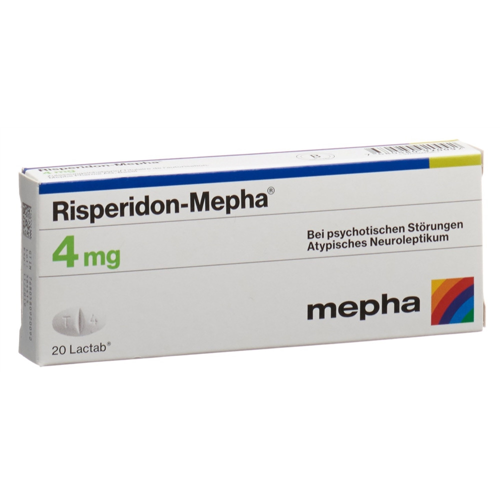 RISPERIDONE Mepha 4 mg, Hauptbild