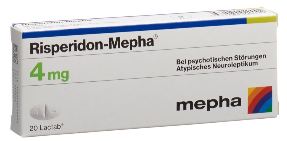 RISPERIDONE Mepha 4 mg, Hauptbild