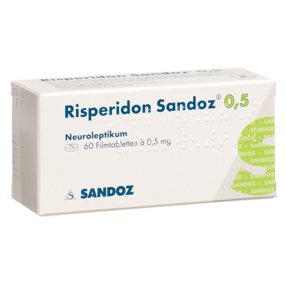 RISPERIDONE Sandoz 0.5 mg, Hauptbild