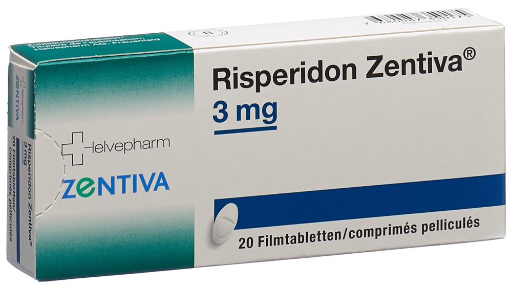 RISPERIDONE Zentiva 3 mg, image principale