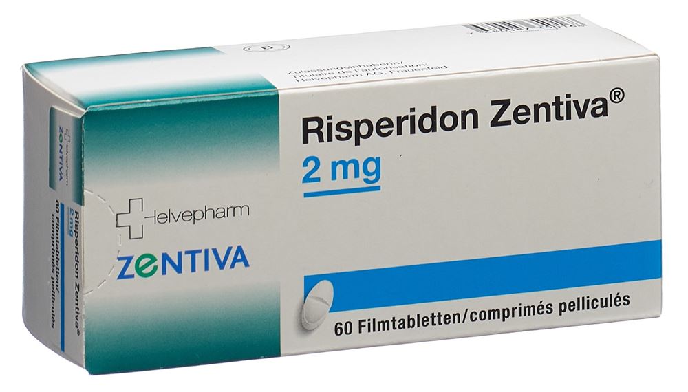 RISPERIDONE Zentiva 2 mg, Hauptbild