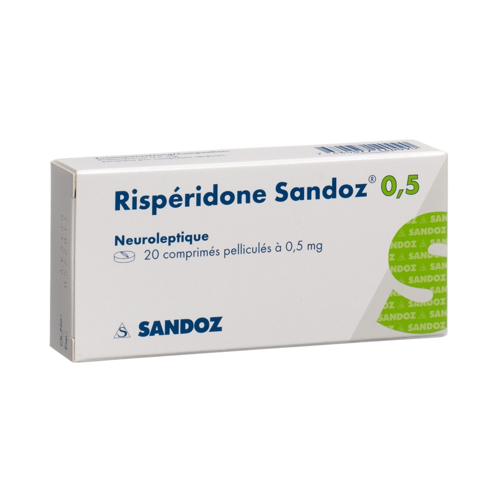 RISPERIDONE Sandoz 0.5 mg, image 2 sur 2