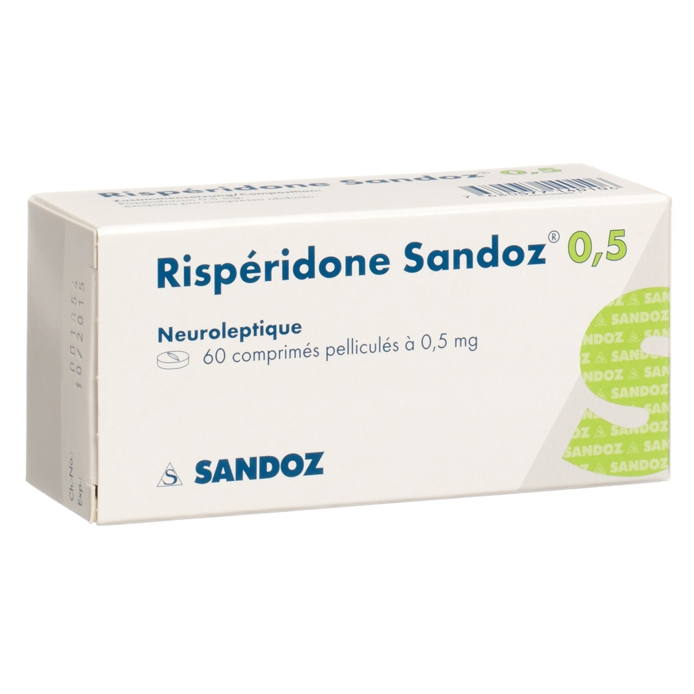 RISPERIDONE Sandoz 0.5 mg, image 2 sur 2