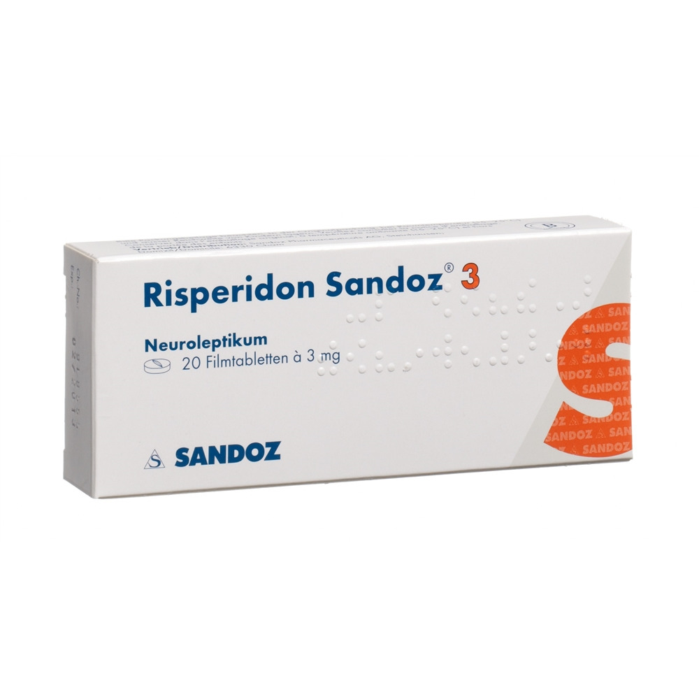 RISPERIDONE Sandoz 3 mg, image principale
