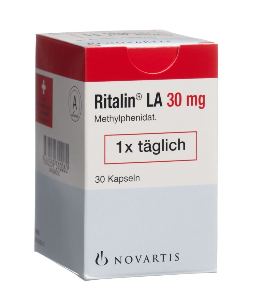 RITALINE LA 30 mg, image principale