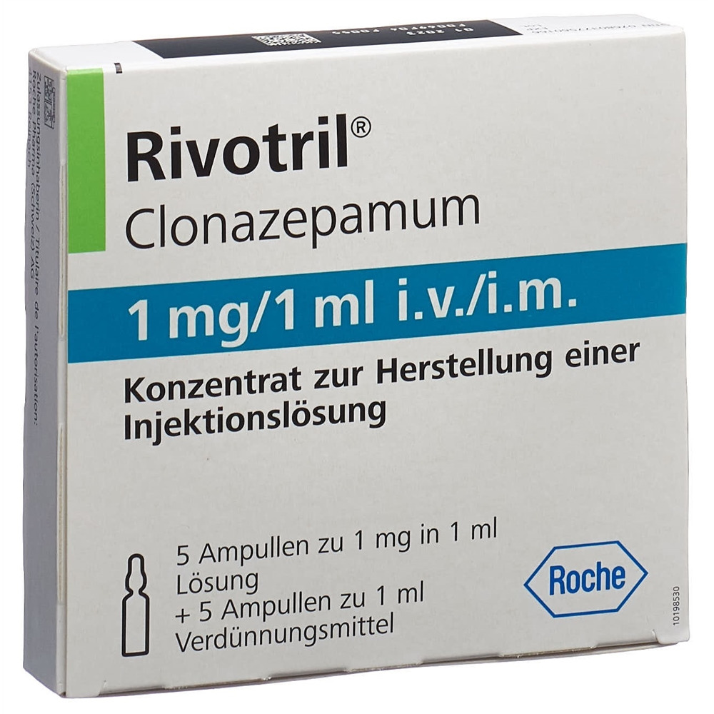 RIVOTRIL conc inj 1 mg amp 1 ml, image principale