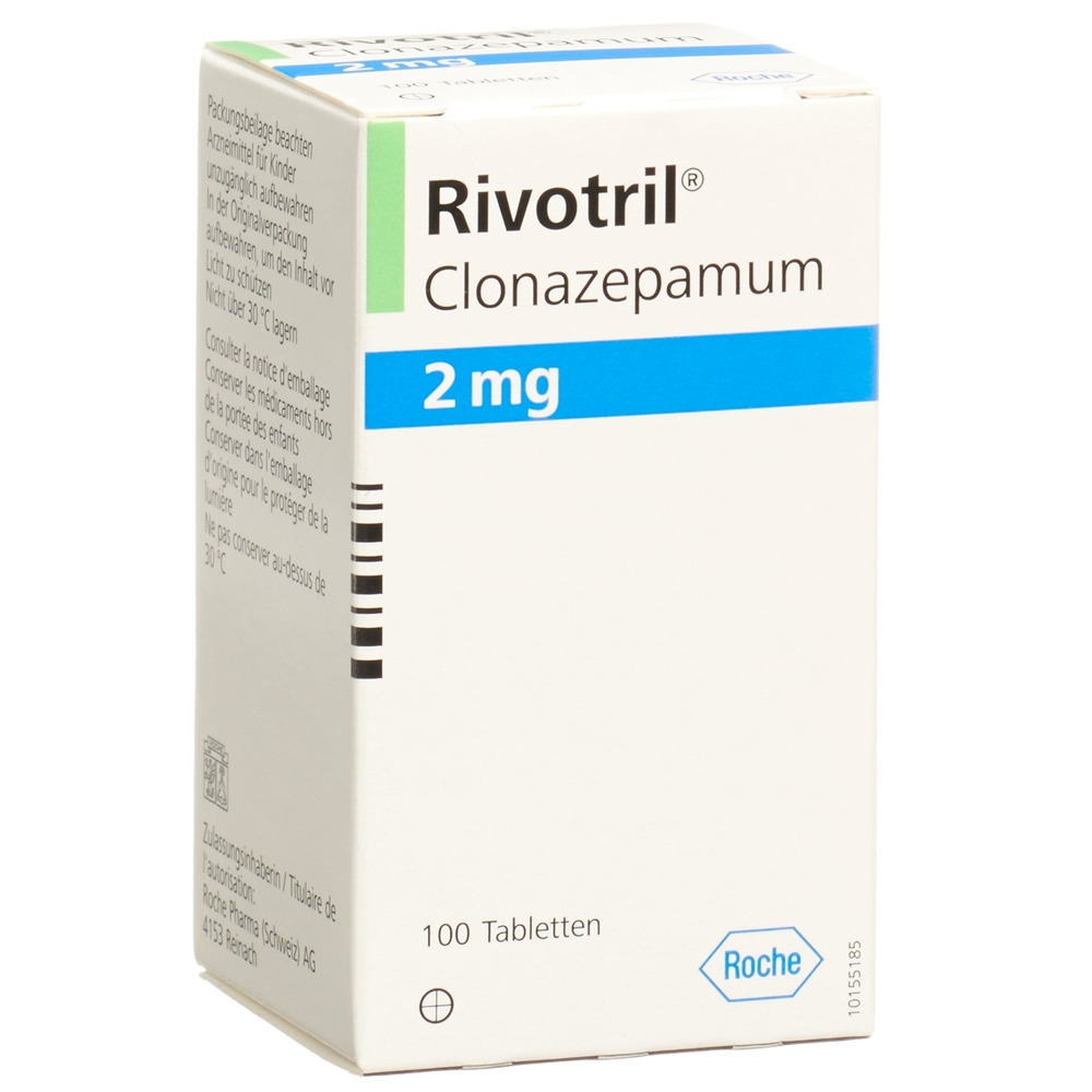 RIVOTRIL cpr 2 mg fl 100 pce, image principale