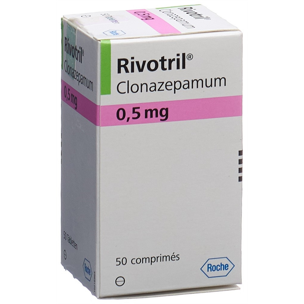 RIVOTRIL Tabl 0.5 mg Fl 50 Stk, Bild 2 von 2