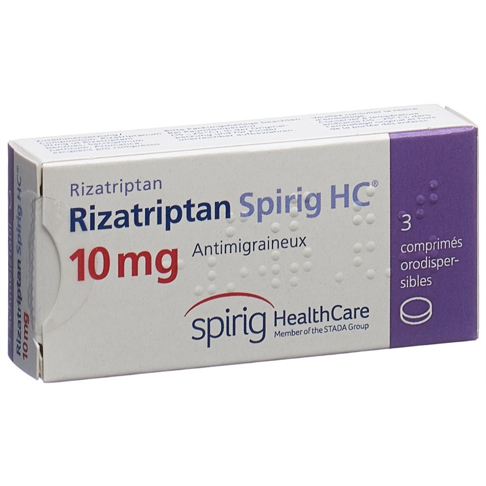 RIZATRIPTAN Spirig HC 10 mg, image 2 sur 2