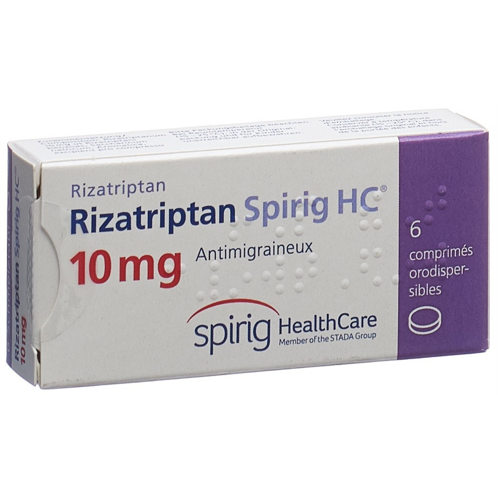 RIZATRIPTAN Spirig HC 10 mg, image 2 sur 2