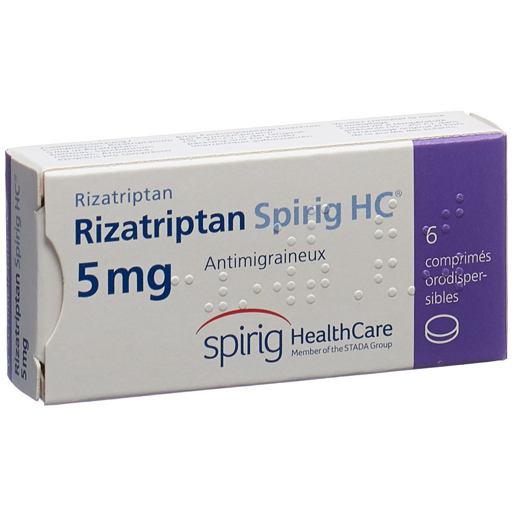 RIZATRIPTAN Spirig HC 5 mg, image 2 sur 2