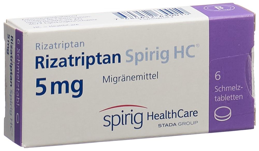 RIZATRIPTAN Spirig HC 5 mg, image principale