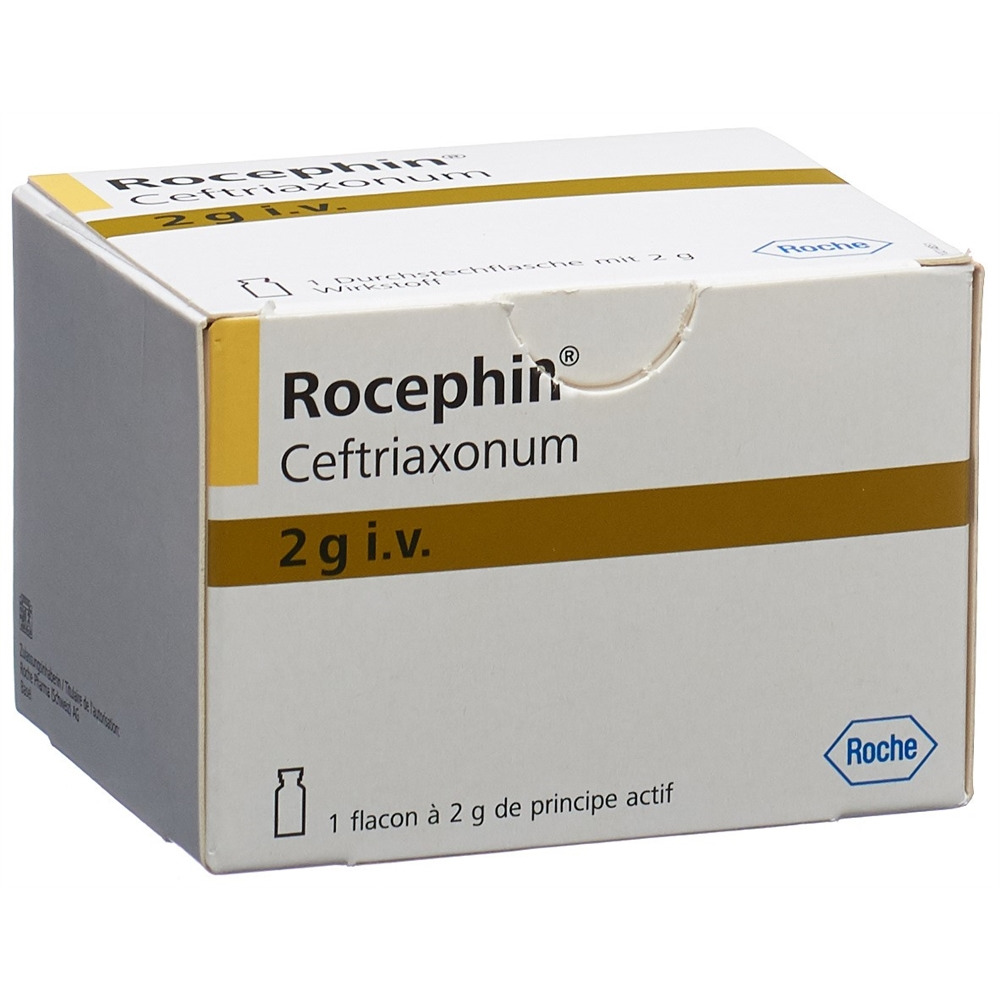 ROCEPHIN subst sèche 2 g i.v. flac 1 pce, image 2 sur 2