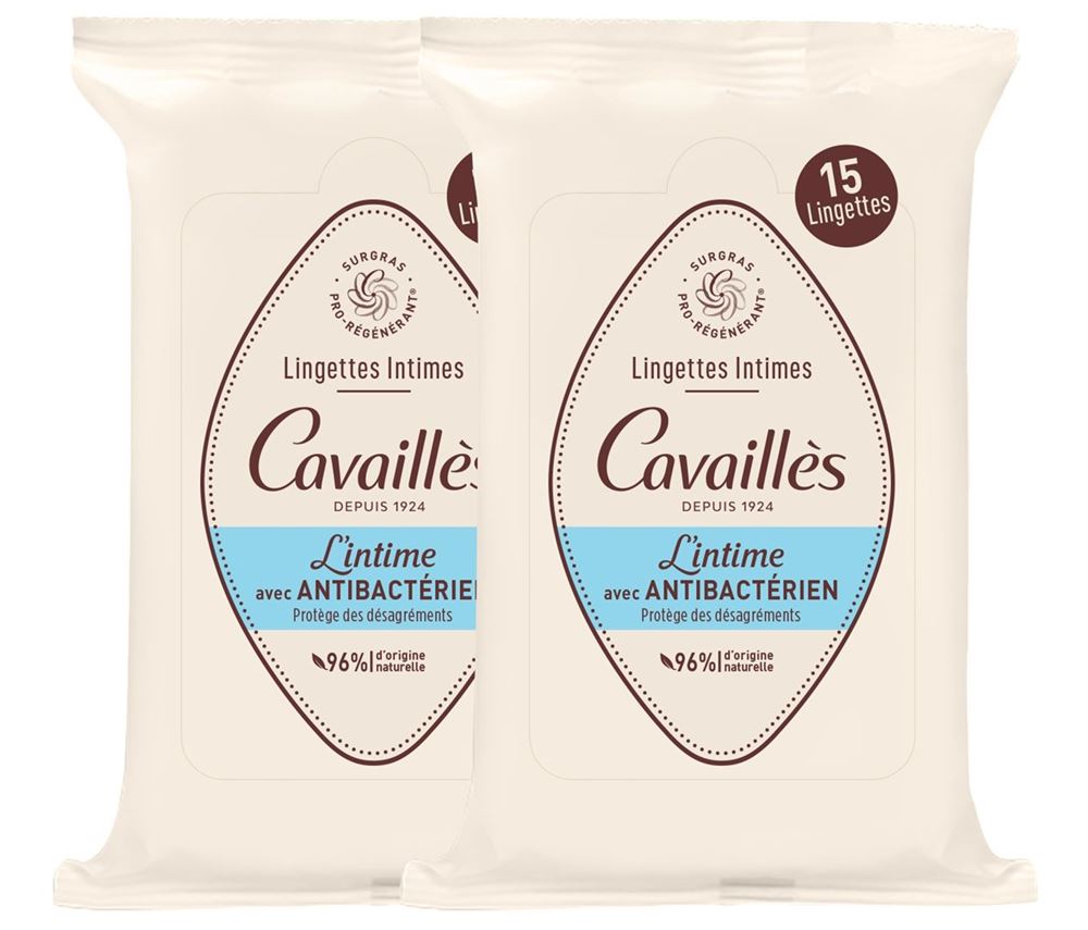 ROGE CAVAILLES Lingettes Intimes