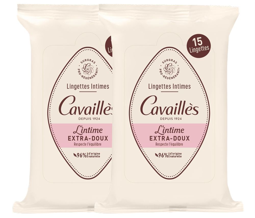 ROGE CAVAILLES Lingettes Intimes