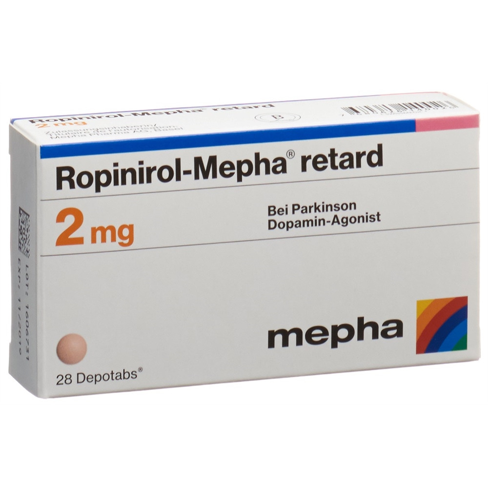 ROPINIROLE retard 2 mg, image principale