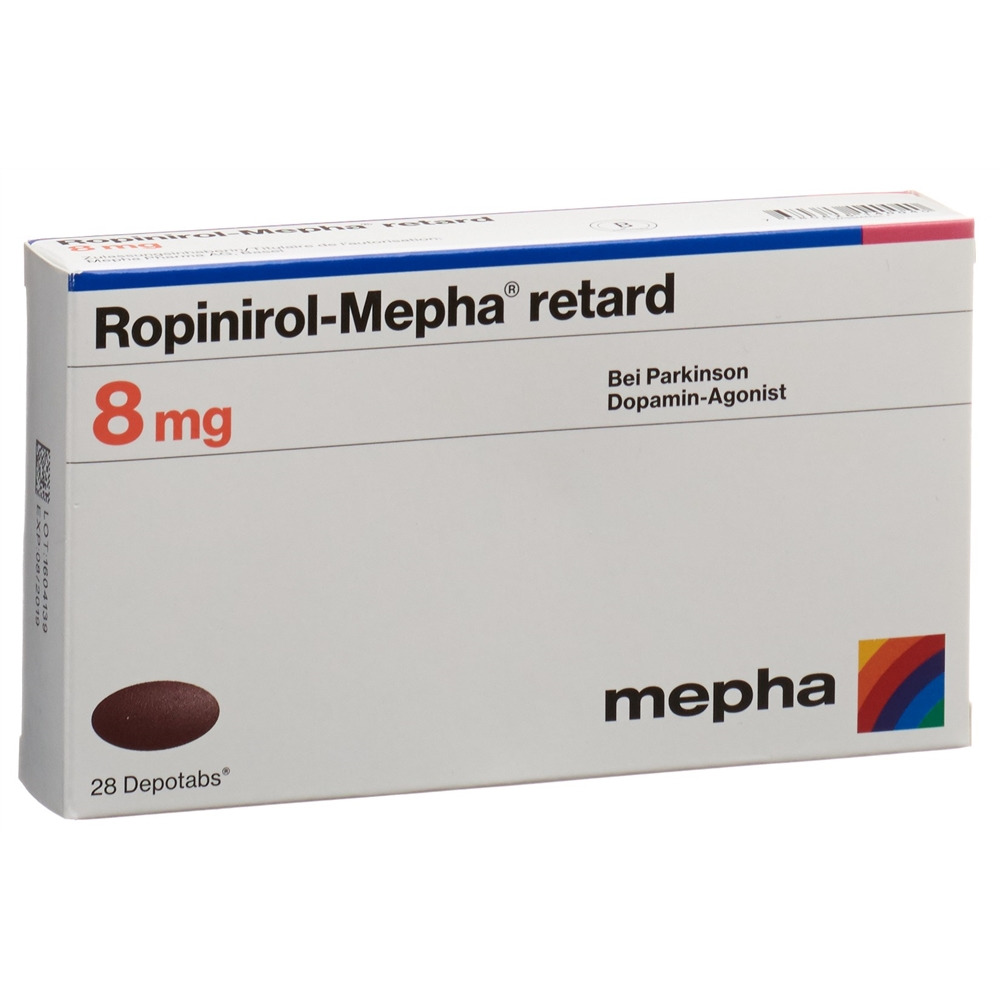 ROPINIROLE retard 8 mg, image principale