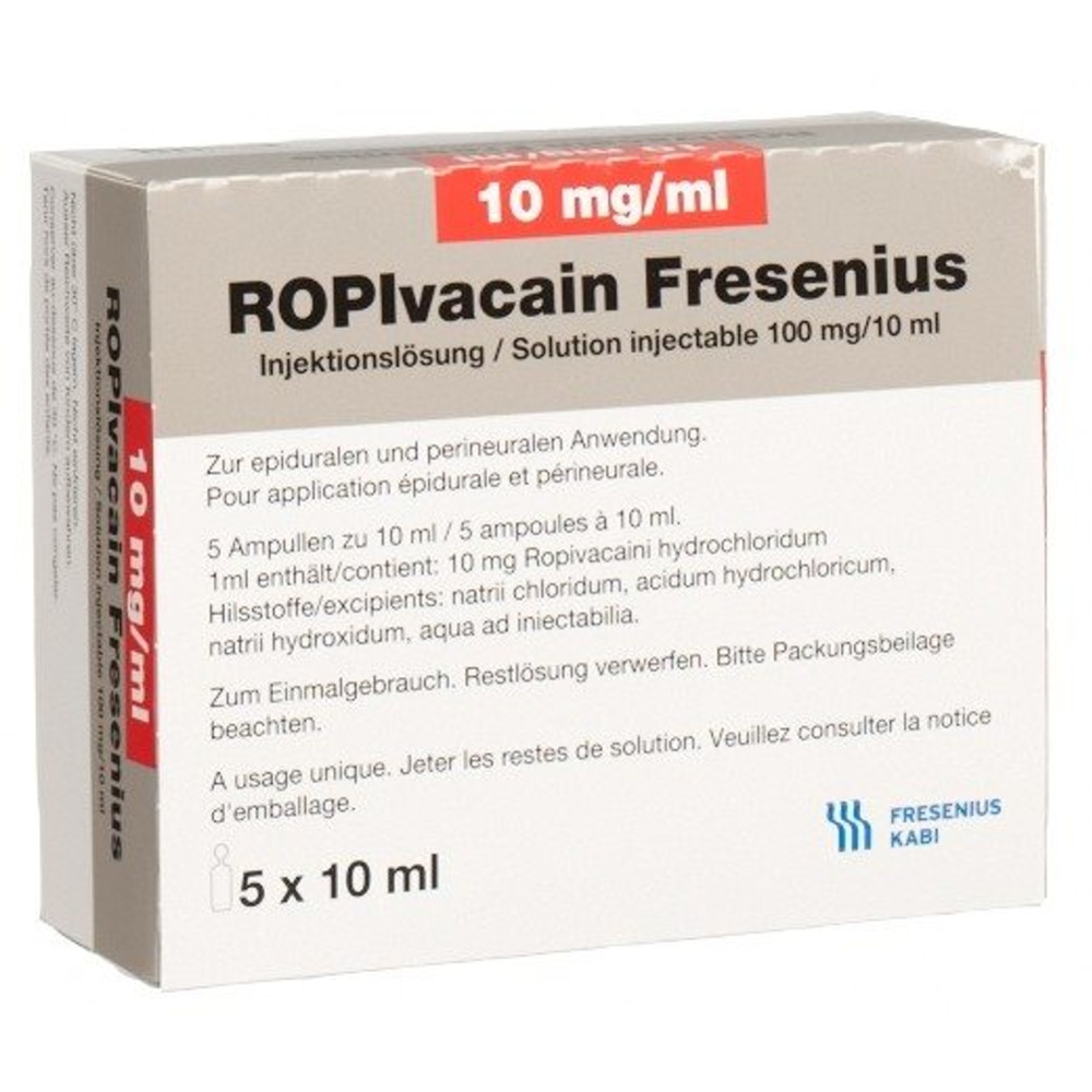 ROPIVACAINE Fresenius 10 mg/ml, Hauptbild