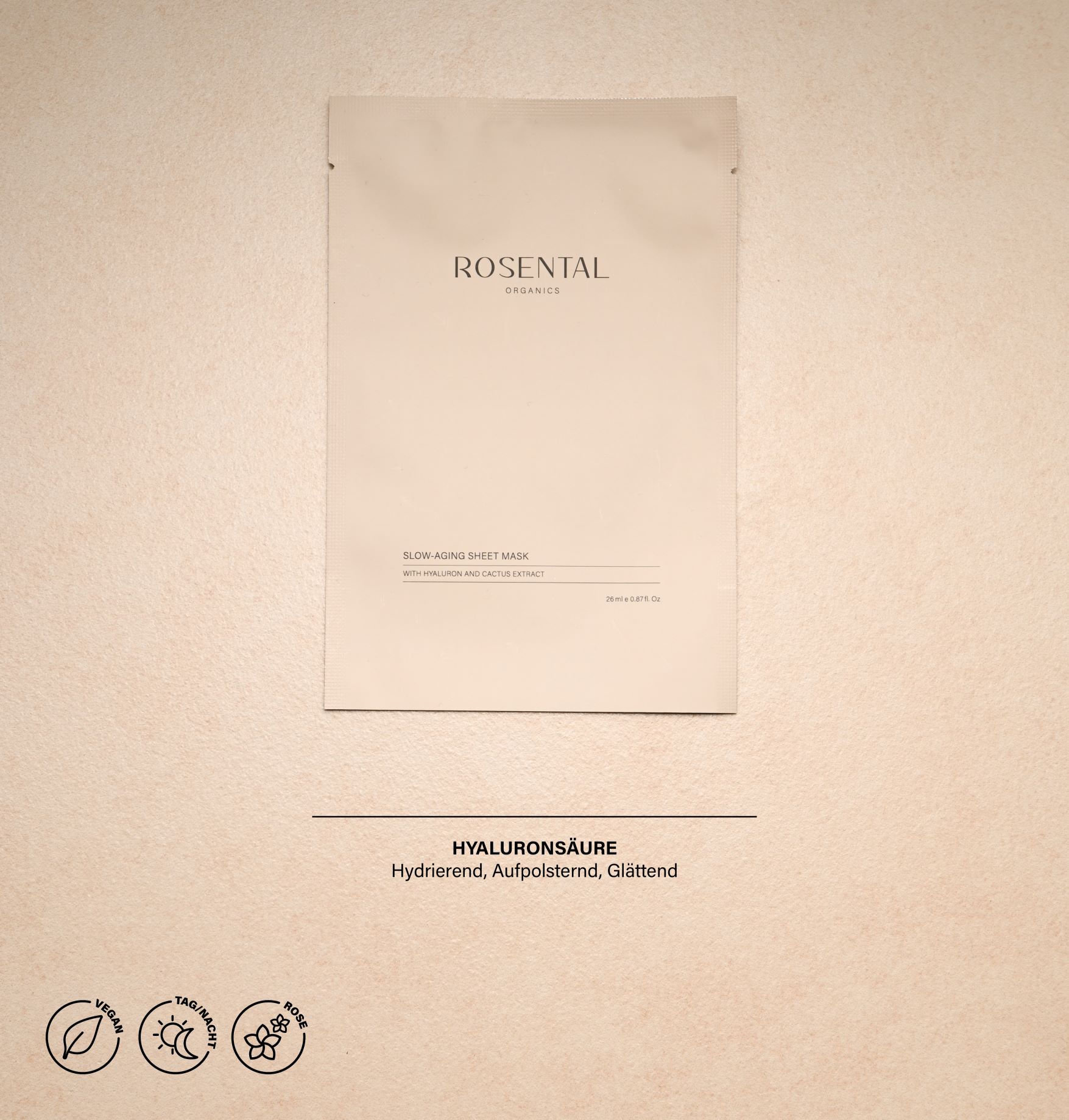 ROSENTAL slow-aging sheet mask, image 4 sur 4