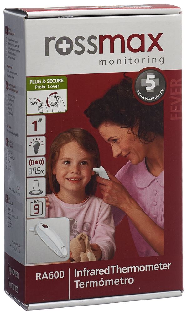 ROSSMAX Thermomètre auriculaire infrarouge, image principale
