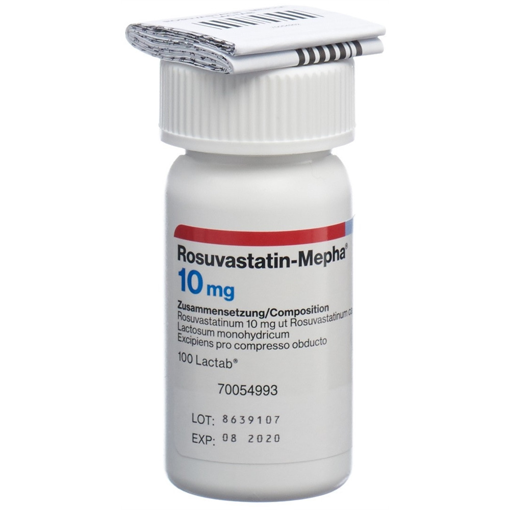 ROSUVASTATINE Mepha 10 mg, image principale