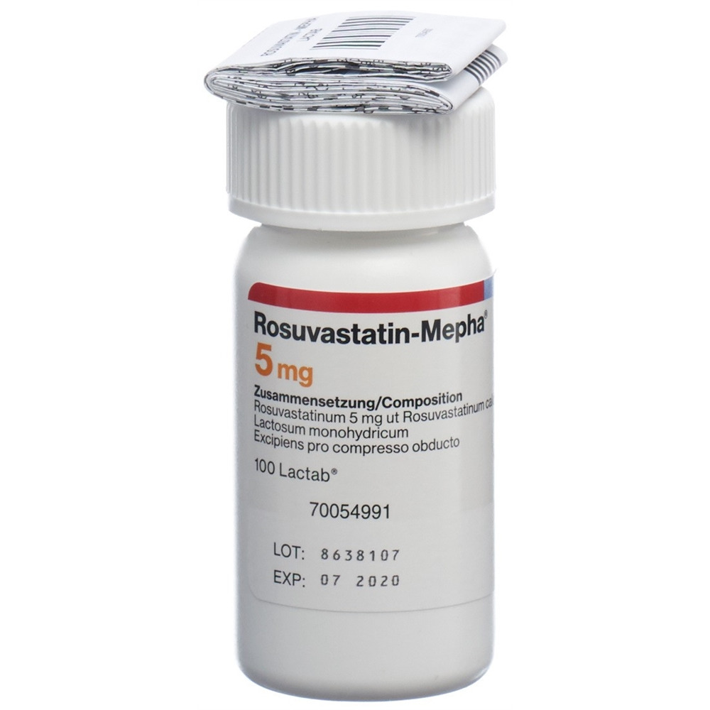 ROSUVASTATINE Mepha 5 mg, image principale