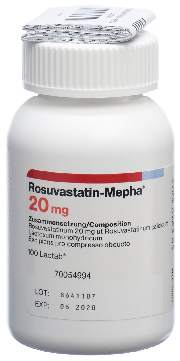 ROSUVASTATINE Mepha 20 mg, Hauptbild