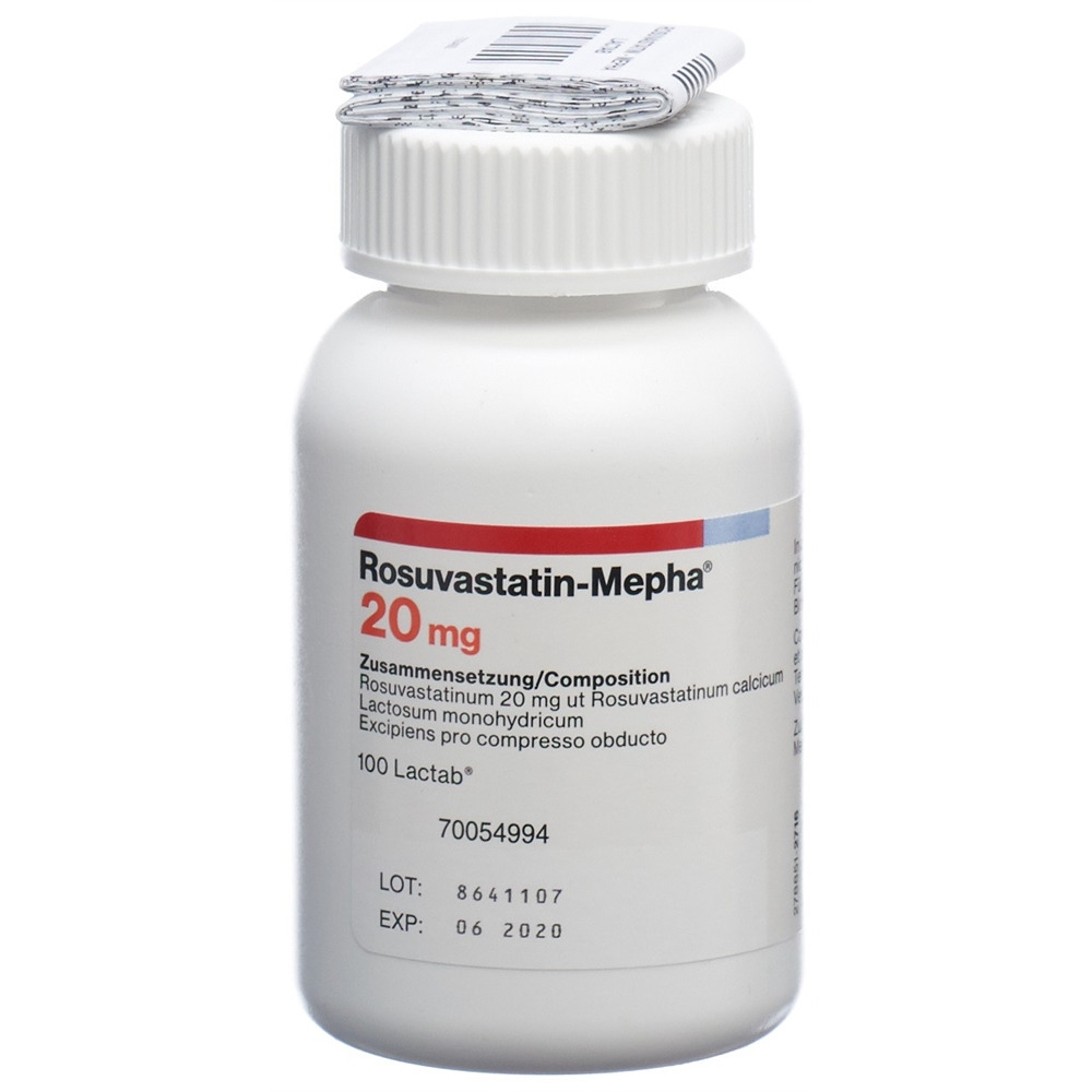 ROSUVASTATINE Mepha 20 mg, Hauptbild