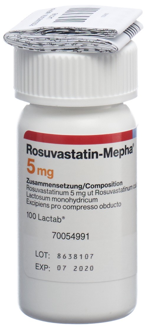 ROSUVASTATINE Mepha 5 mg, Hauptbild