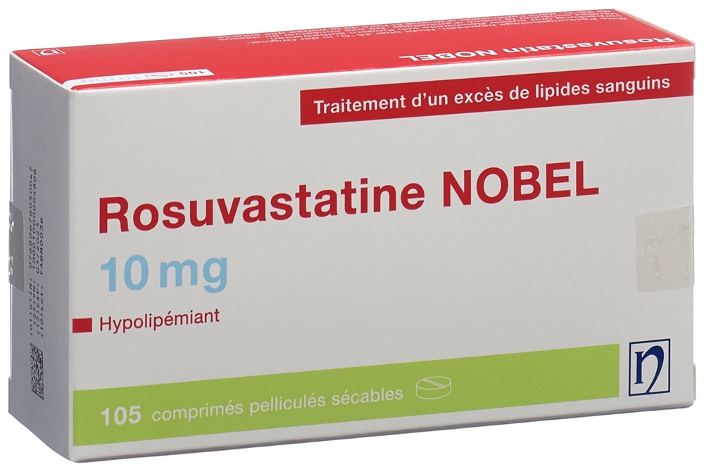 ROSUVASTATINE NOBEL 10 mg, image 2 sur 2