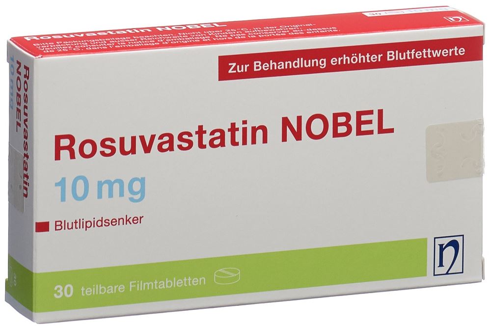 ROSUVASTATINE NOBEL 10 mg, image principale