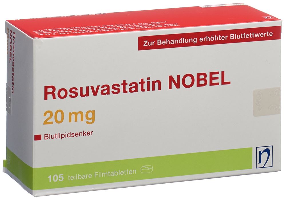 ROSUVASTATINE NOBEL 20 mg, image principale