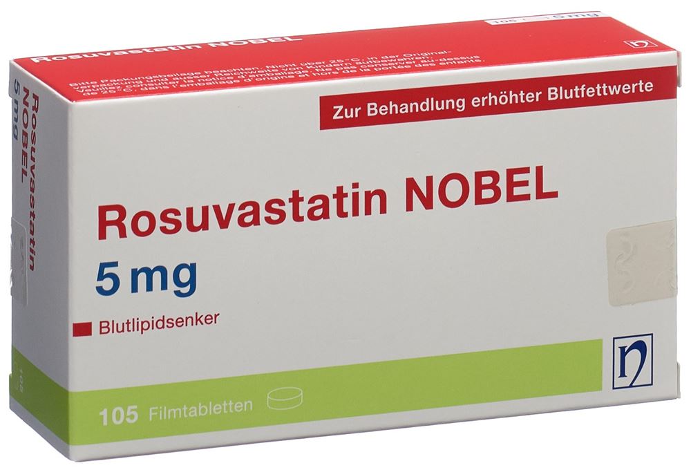 ROSUVASTATINE NOBEL 5 mg, image principale