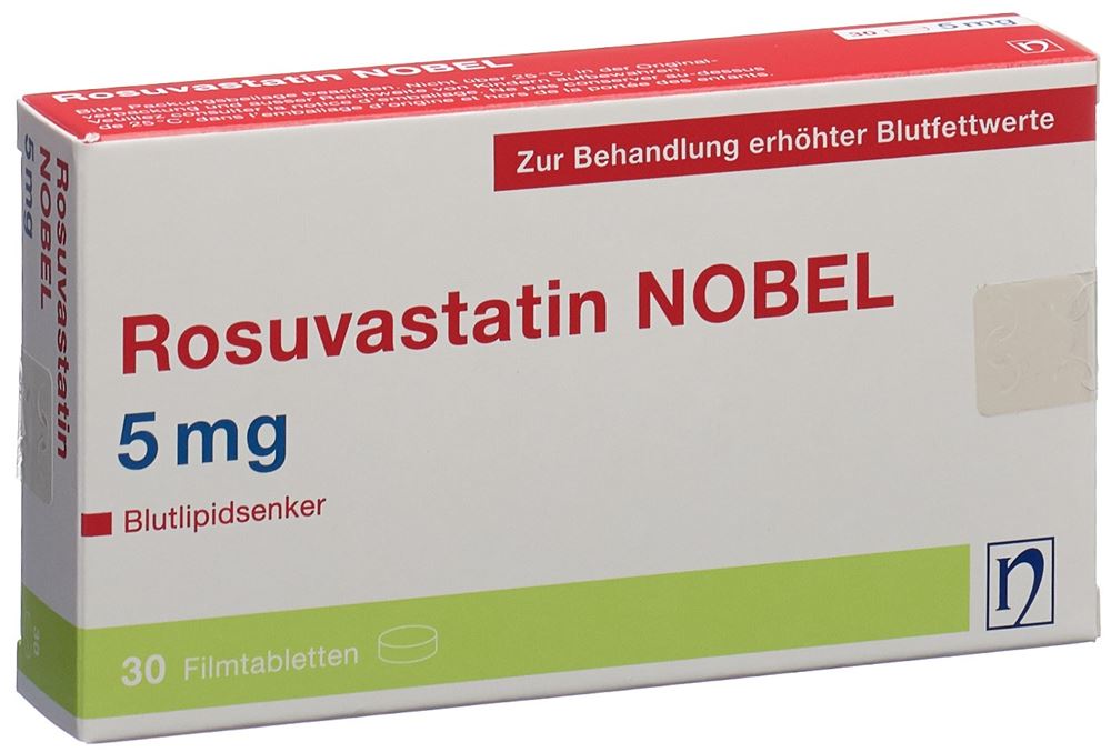 ROSUVASTATINE NOBEL 5 mg, image principale