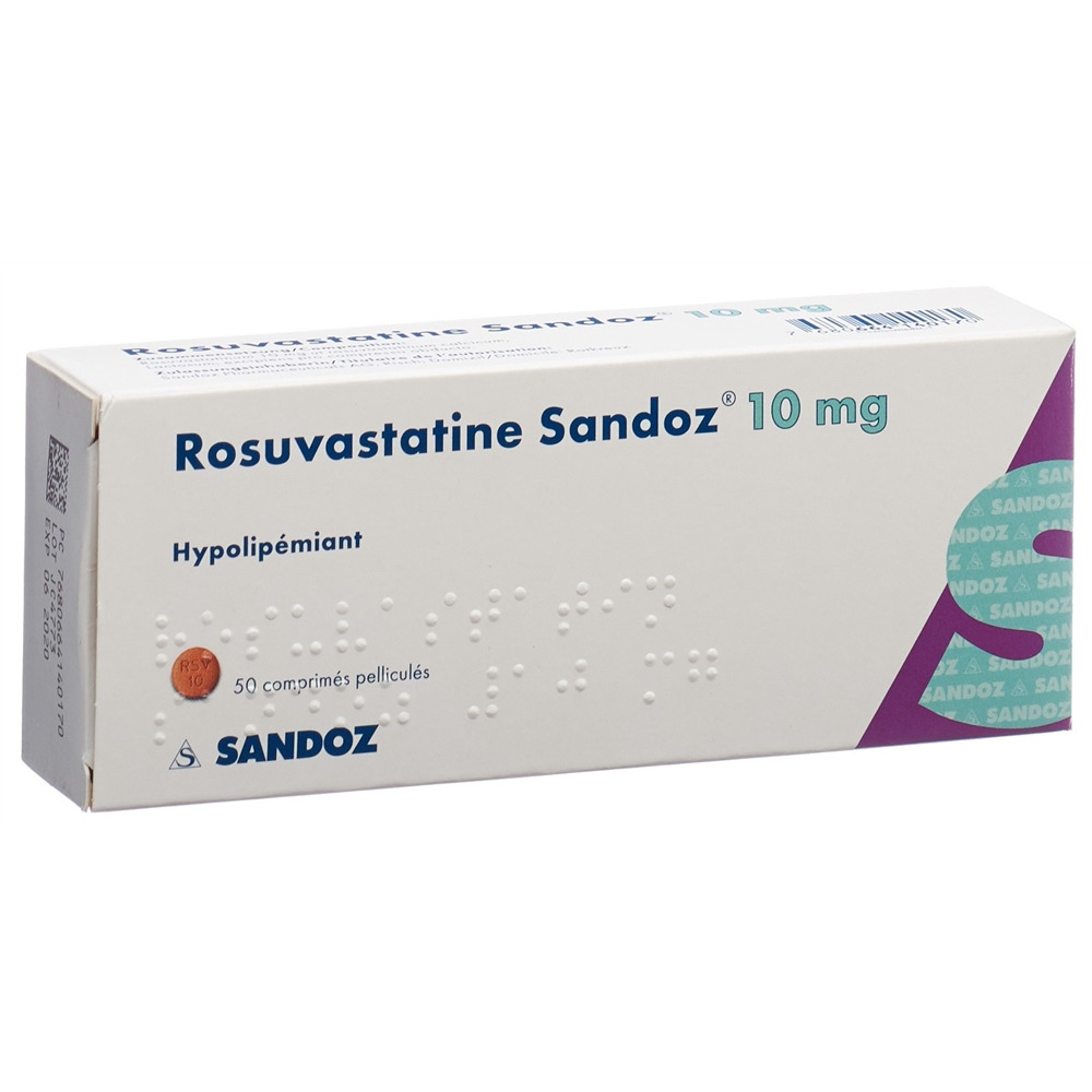 ROSUVASTATINE Sandoz 10 mg, Bild 2 von 2