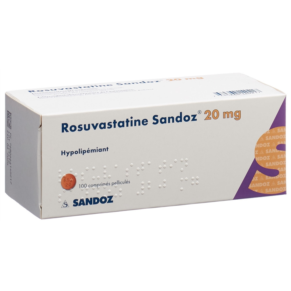 Rosuvastatin Sandoz Sandoz 20 mg, Bild 2 von 2
