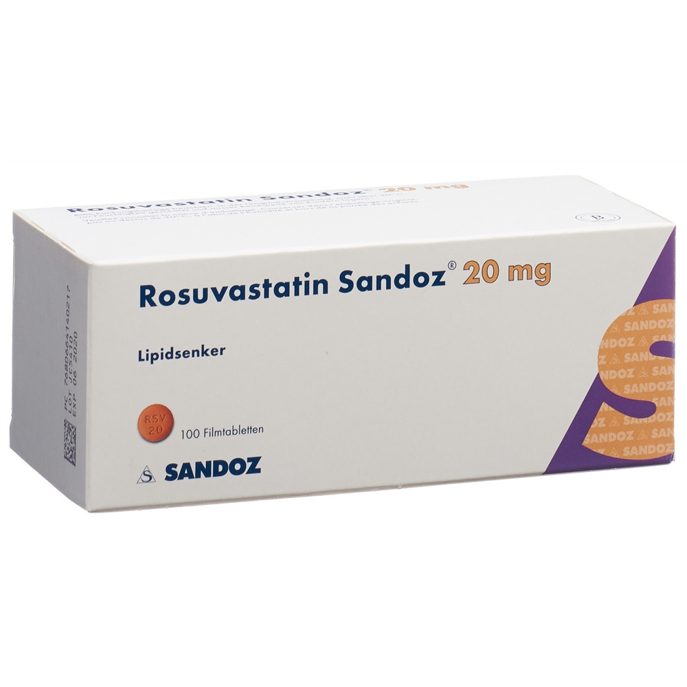 Rosuvastatin Sandoz Sandoz 20 mg, Hauptbild