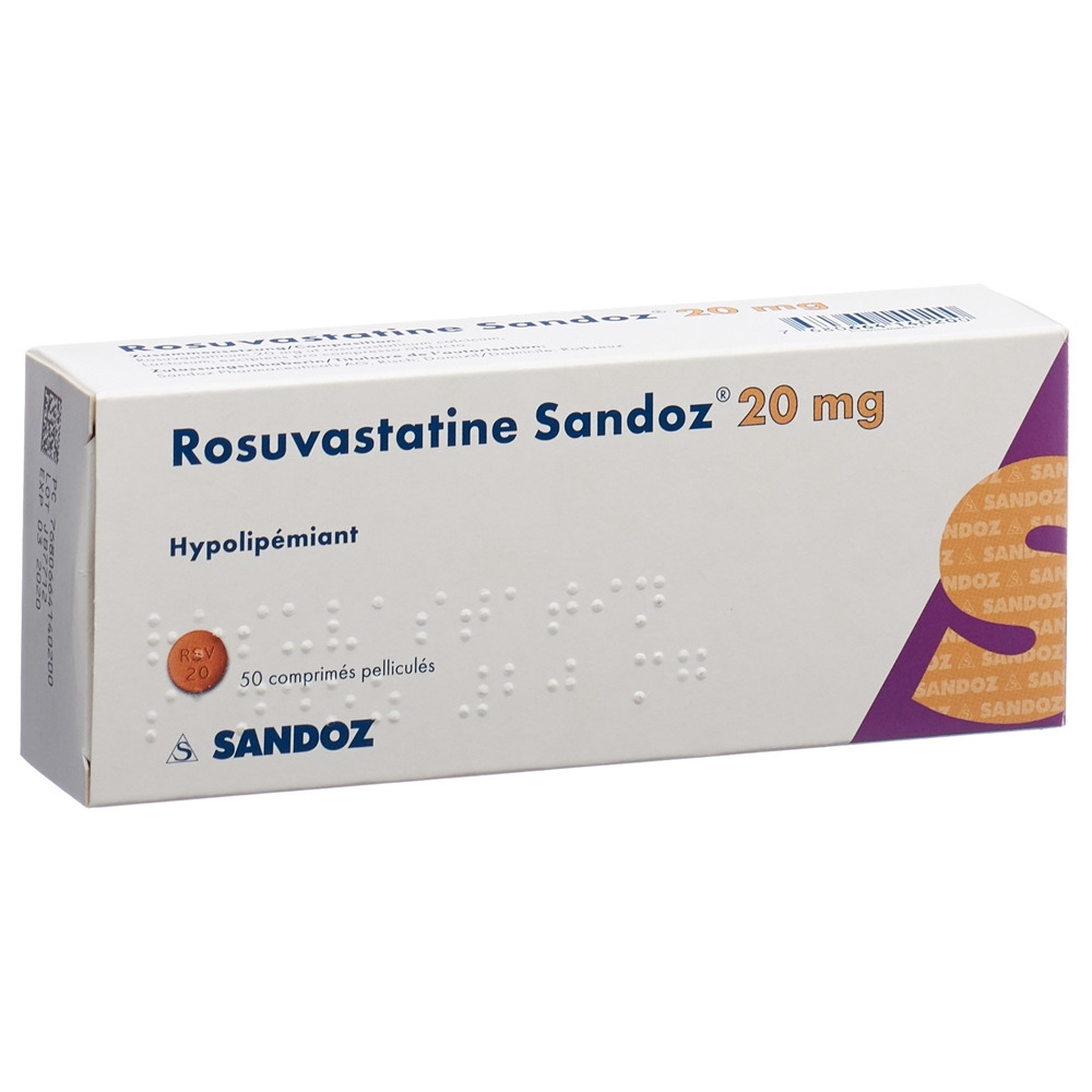 ROSUVASTATINE Sandoz 20 mg, Bild 2 von 2