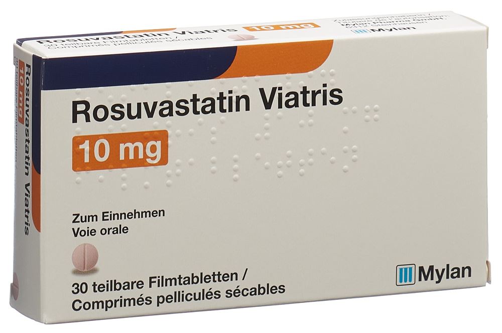 ROSUVASTATINE Viatris 10 mg, image principale