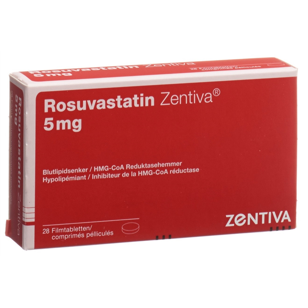 ROSUVASTATINE Zentiva 5 mg, image principale