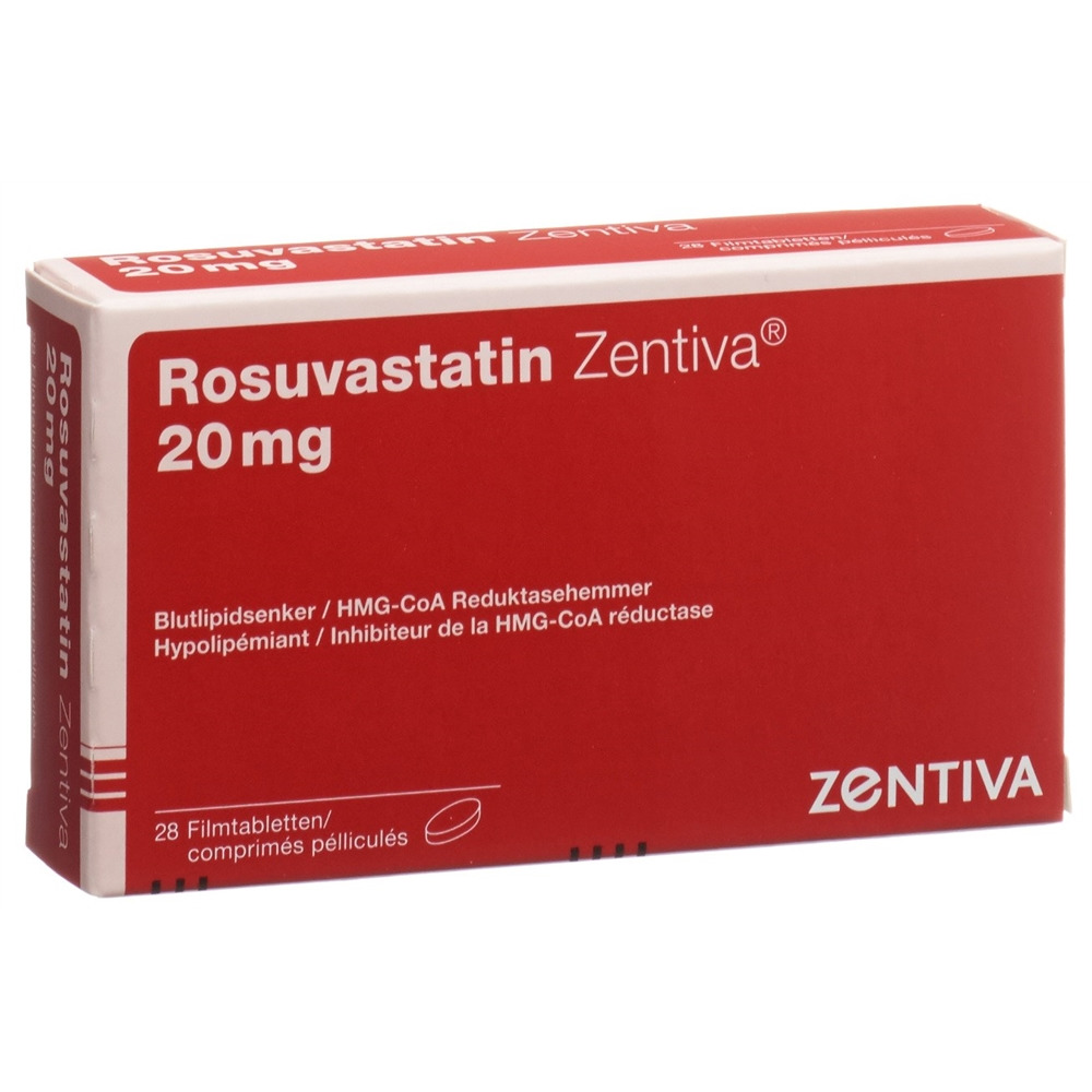 ROSUVASTATINE Zentiva 20 mg, Hauptbild