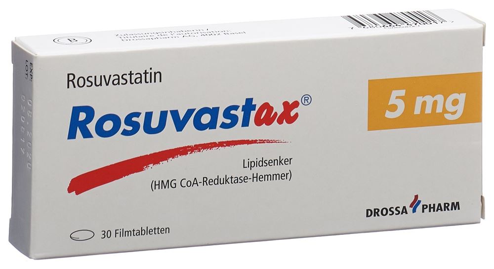 ROSUVASTAX cpr pell 5 mg blist 30 pce, image principale