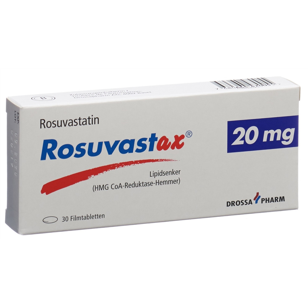 ROSUVASTAX Filmtabl 20 mg Blist 30 Stk, Hauptbild