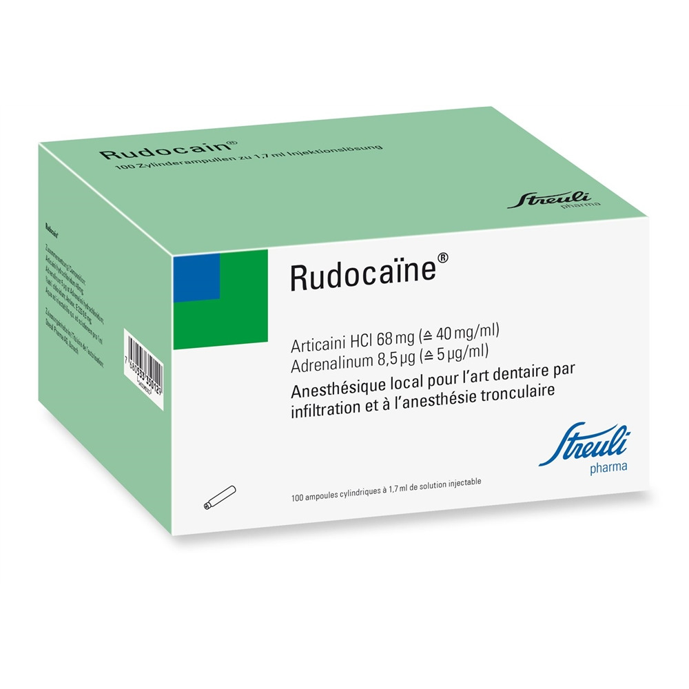 Rudocaine Inj Lös Zyl Amp 1.7 ml, Bild 2 von 2