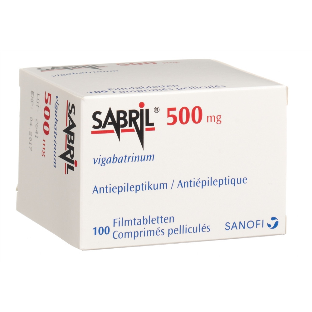 Sabril cpr pell 500 mg blist 100 pce, image principale