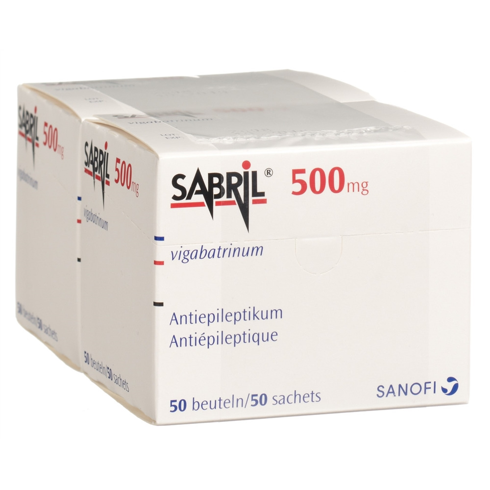 Sabril pdr 500 mg sach 100 pce, image principale