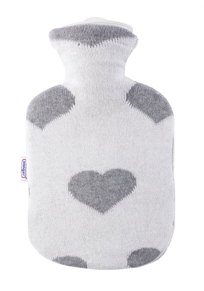 SAENGER Wärmflasche Strickbezug