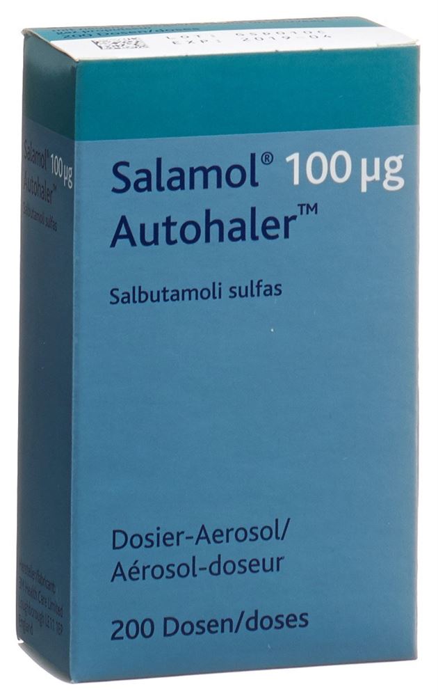 SALAMOL Autohaler 100 mcg, image principale