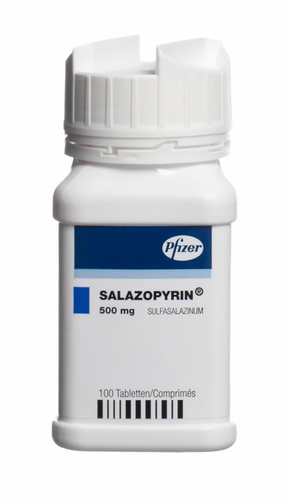SALAZOPYRIN cpr 500 mg bte 100 pce, image 3 sur 3
